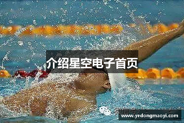 介绍星空电子首页
